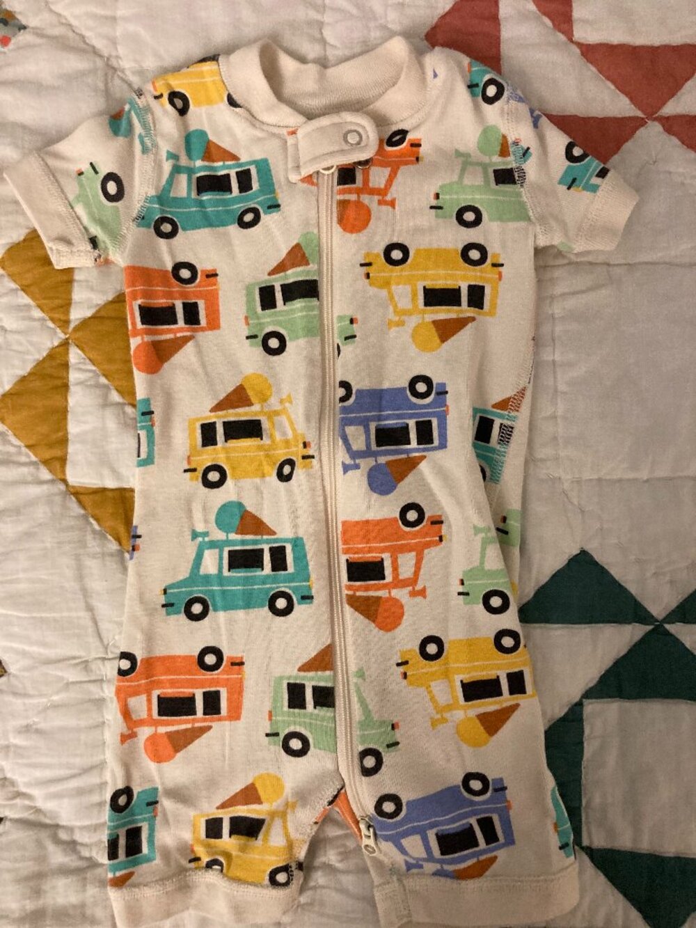 Hanna Andersson Ice Cream Truck Summer Romper